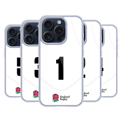 ENGLAND RUGBY UNION 2020/21 PLAYERS HOME KIT GEL CASE FOR APPLE iPHONE PHONES Foto 1 de 4