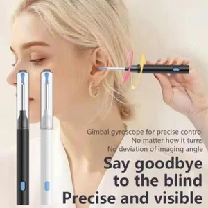 ☆Ear Cleaner with Camera-Ear Wax Removal Tool, Visual with Ear Camera V6A4 - Picture 1 of 15