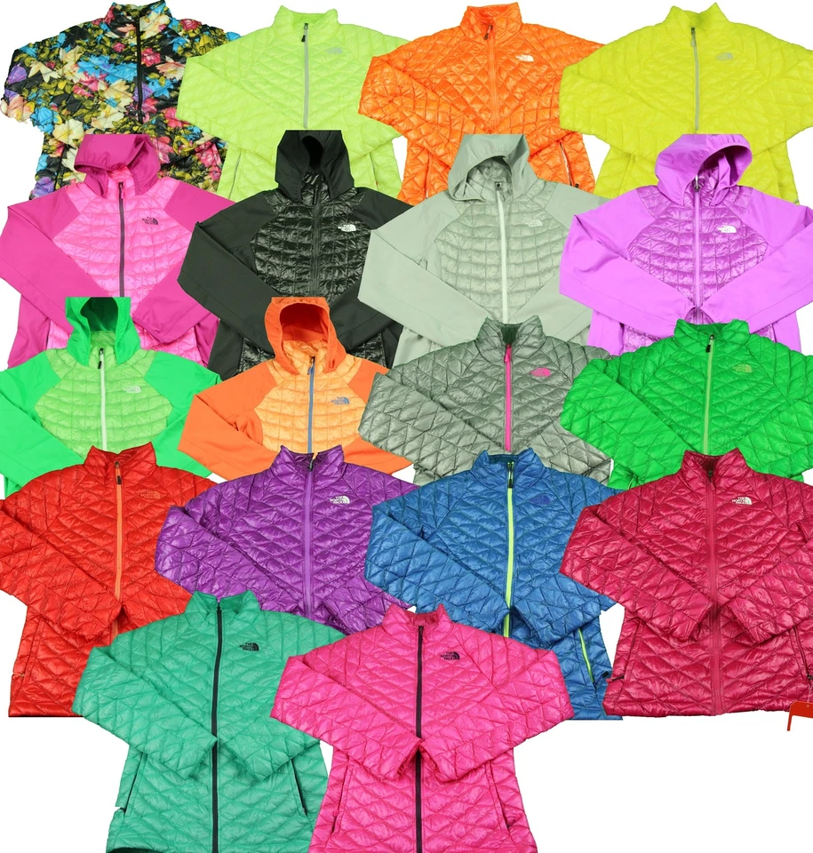 New Womens North Face Thermoball Jacket Hoodie Full Zip Hybrid Light XS S M L XL - Image 1 of 1