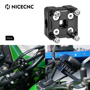 14MM CNC Billet GPS Holder Bar Clamp Phone Mount For Kawasaki KLR650 2022-2023 - Picture 1 of 11