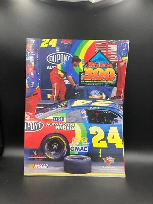 NASCAR Winston Cup Series Jiffy Lube 300 1996 nuevo Hampshire con hoja de alineación Foto 1 de 4