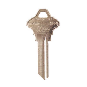KABA ILCO 1145A-SC4 Key Blank,Type SC4,6 Pin,PK10 1GAK2 - Picture 1 of 2