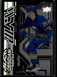 2022-23 SPx UD Black Obsidian Rookies Owen Power 490/499 #OR-1 SM@JFC1 - Picture 1 of 2