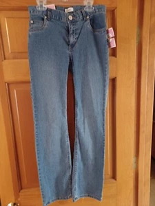 Circo Adjustable Waist Blue Jeans Pants Girls Size 14 Slim NWT - Picture 1 of 8