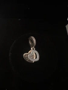 Pandora Heart Dangle Charm 14k Rose gold-plated - Picture 1 of 3