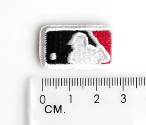 MLB Baseball Logo zum Aufbügeln Aufnäher Patch USA klein 2,9 x 1,7 cm - Bild 1 von 2