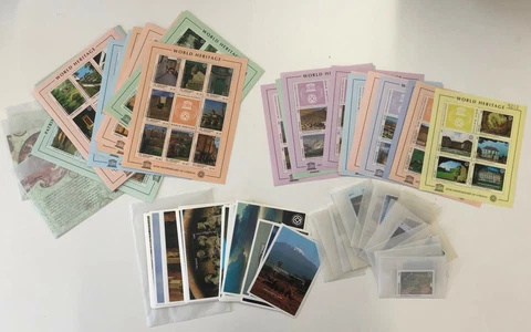 Special Unit! UNESCO World Heritage - 69 Sheets, 52 S/S &14 Sets of Stamps - MNH Cover
