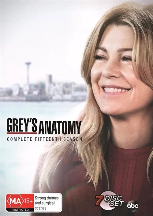 Grey's Anatomy - Complete Season 15 (DVD) Australia Region 4 - NEW & SEALED - image 1 of 1