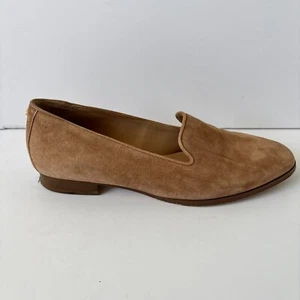 Dune London Beige Suede Leather Glassi Shoes Slip On Loafers Size 7 EU 40 VGC - Picture 1 of 15
