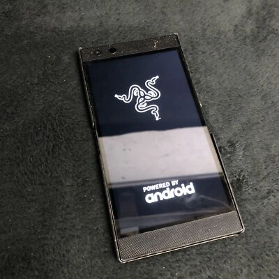 Razer Phone 2 64GB - Preto fosco desbloqueado loop de inicialização + porta de carga quebrada número de série limpo - Imagem 1 de 4