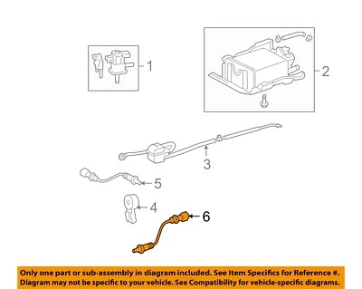Componentes de emisiones RAV4 2012 OEM Toyota sensor de oxígeno Rr 894650R080 Foto 1 de 2