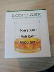"Dont Ask" Double Old Fashioned Glass In Original Box