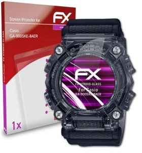atFoliX Glass Protector for Casio GA-900SKE-8AER 9H Hybrid-Glass - Zdjęcie 1 z 8