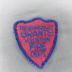 The Uranium City Grants NM New Mexico Volunteer Fire Dept 1 1/4" Patch - Picture 1 of 2