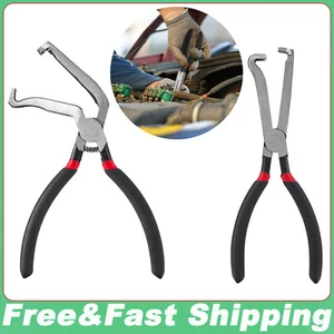 2PCS Electrical Disconnect Pliers Fuel Line Petrol Clip Pipe Pliers Repair Tools - Picture 1 of 13