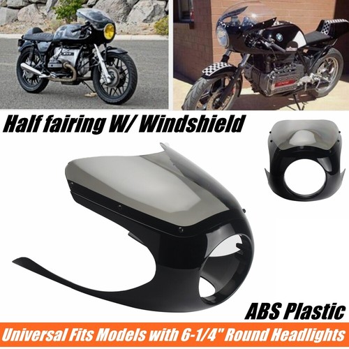 Cafe Racer Style Half Fairing For 6-1/4
