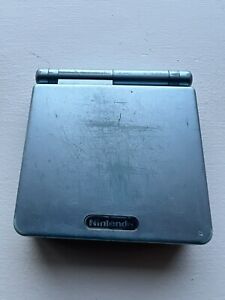 Nintendo Game Boy Advance SP Pearl Blue GBA SP AGS 001 Tested Working FAIR