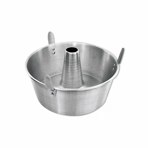 24/26/28cm Alum. Round Base Central Hole Cone Baking (Babka) Cake Ring Mold Tin - Picture 1 of 9
