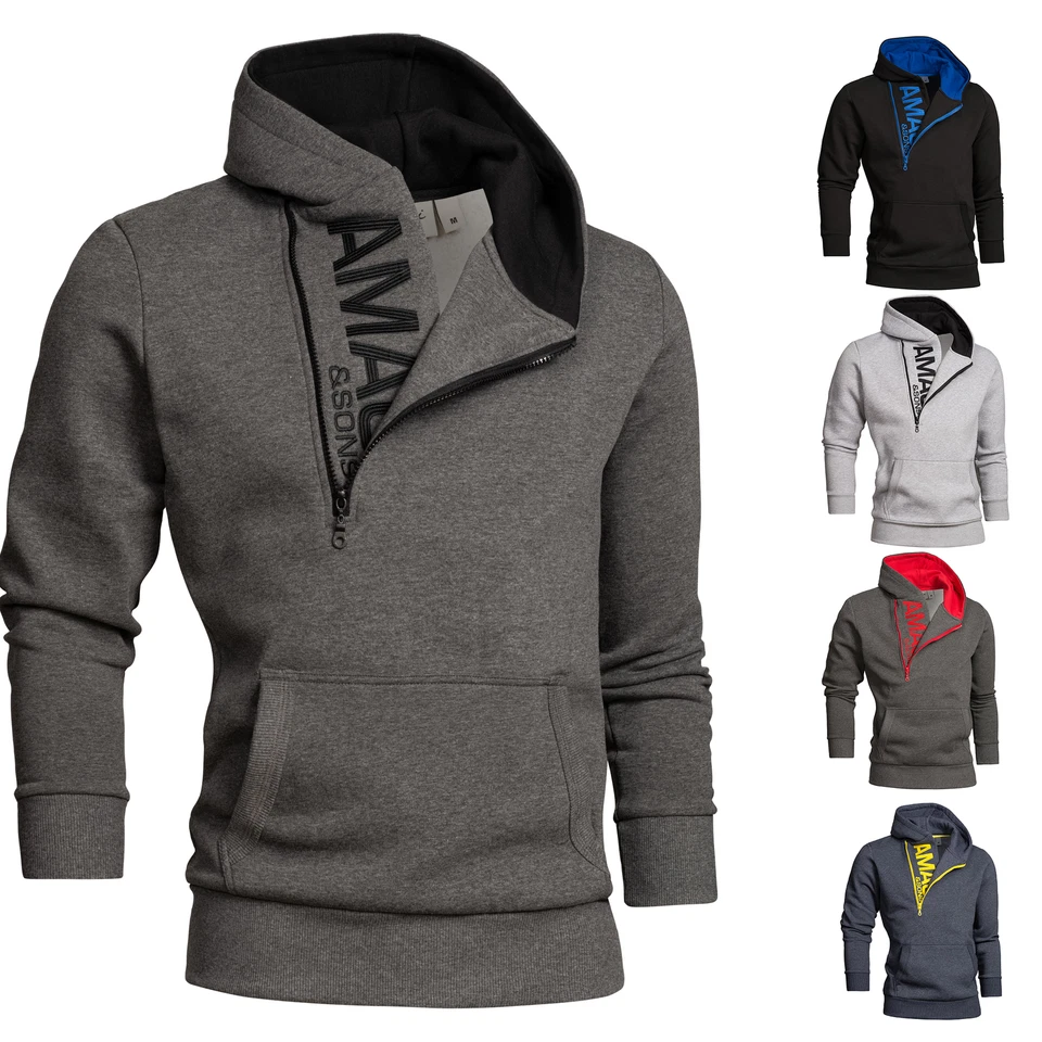 Herren Kapuzenpullover Sweatjacke Pullover Hoodie Sweatshirt 4026 - Bild 1 von 1