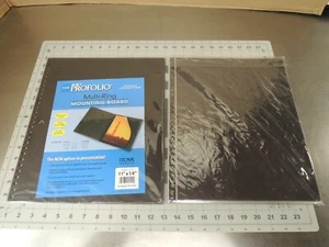 ITOYA Art Portfolio 11x14 Multi-Ring Mounting Board Pack & Refill Insert Pages - Picture 1 of 6