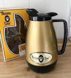 Vintage Thermo Serv 32 oz Insulated Beverage Server w/ Original Box - Picture 1 of 7