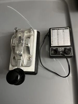 Hi Mound HK-702 Maritime Marine Ship Morse Code Telegraph Key HAM With COK-2 - Image 1 of 4