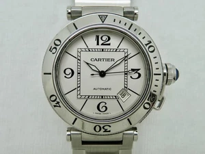 Cartier Pasha Seatimer W31080M7 Mens Automatic Date Wristwatch 2790 40MM - Photo 1 sur 19