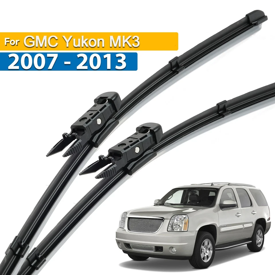 Juego de 2 escobillas limpiaparabrisas delanteras para GMC Yukon MK3 2007-2013 22" + 22" Foto 1 de 4