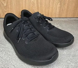 Scarpe slip on Kizik Lima mani libere uomo taglia 12 triple nere larghe nuove senza etichette - Foto 1 di 11