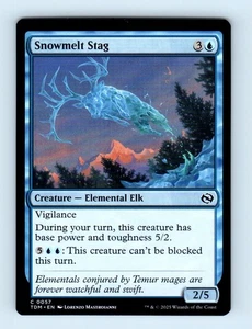 #57 2025 Tarkir: Dragonstorm / Snowmelt Stag Common - Picture 1 of 2