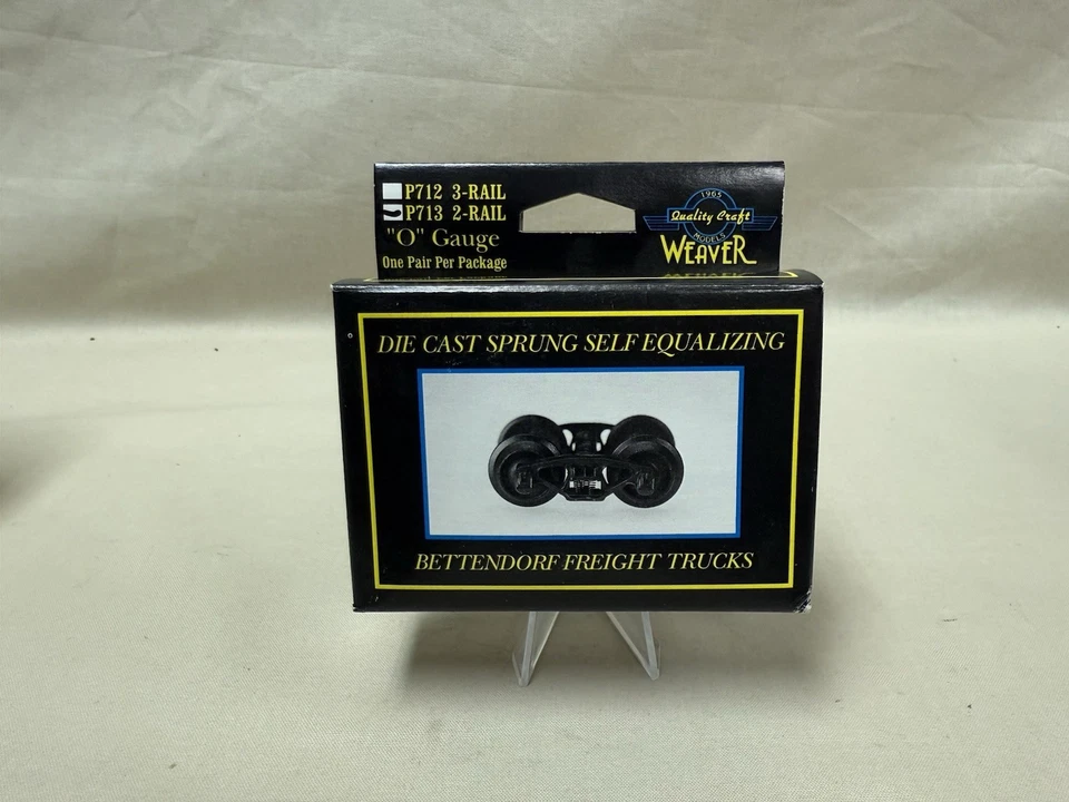 Weaver Train Parts - O - 2-Rail Bettendorf Freight Diecast Trucks - P713 - Imagem 1 de 4