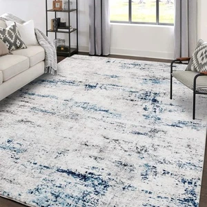 Area Rug Living Room Rugs: 8x10 Large Soft Indoor Carpet Modern Abstract Rug ... - Picture 1 of 6