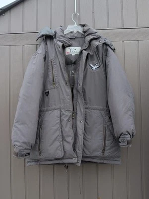 Large Men's Gray Triple Fat Goose Cargo Jacket - Image 1 of 4
