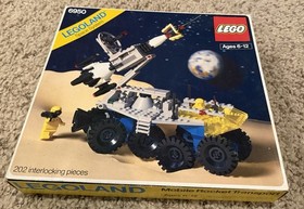 6950 LEGO Classic Space Set - Mobile Rocket Transport 100% complete w/box 1982