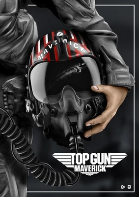 NEW TOP GUN MAVERICK 2022 MOVIE POSTER PREMIUM WALL ART PRINT SIZE A5-A1 - Image 1 of 4