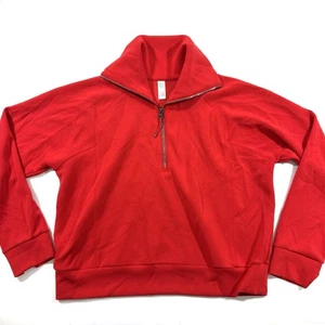 SPANX AirEssentials® Half Zip Sweatshirt Red Size XL - Picture 1 of 6