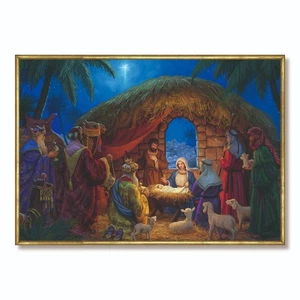 The Nativity Scene Coppenwrath Advent Calendar 42 x 29.7 cm - Picture 1 of 4