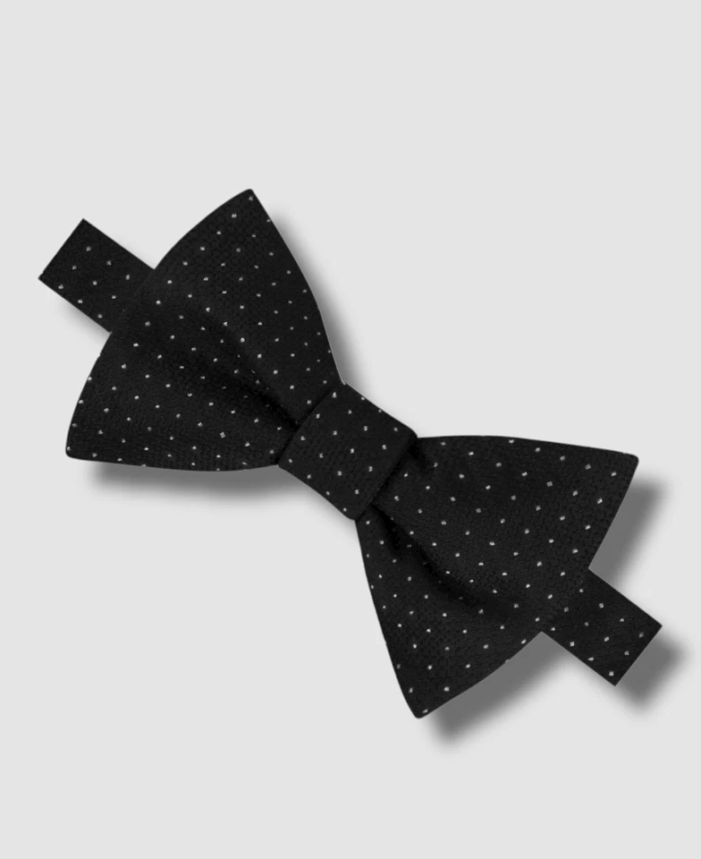 Michael Kors Hombres Negro Formal Fiesta Pindot Auto-Corbata Pajarita Foto 1 de 1