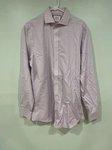 Charles Tyrwhitt lila Knopfleiste Hemd Slim Fit bügelfrei Herren 16/36 - Bild 1 von 6