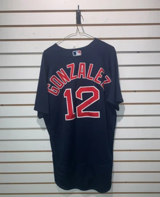 Camiseta alternativa Marwin Gonzalez 8 de abril de 2021 jogo usada estrada - Imagem 1 de 2