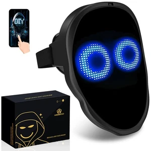 Led Mask with Bluetooth Programmable App,Shining Led Light Up Face Mask for A... - Picture 1 of 9