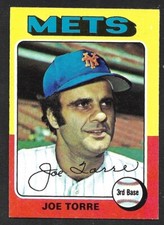 1975 TOPPS LARGE #565  Joe Torre  NEW YORK METS  EX+   A