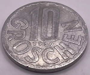 World Coin: 1957 Austria - 10 Groschen - Circulated (SKU 26) - Picture 1 of 4