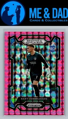 2023-24 Panini Prizm Premier League #102 Bart Verbruggen Pink Mosaic - Image 1 of 2