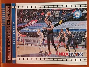 2021-22 Hoops Lights Camera Action #9 Joel Embiid 76ERS 
