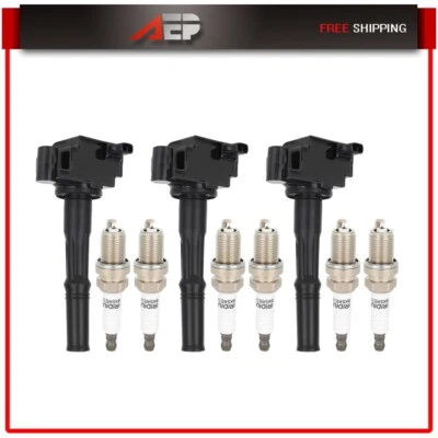 Bobinas de encendido y bujías UF156 para Toyota Tundra Tacoma 2003 2004 3,4 L Foto 1 de 4