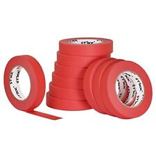 10 Pack 1" inch x 60yd STIKK Red Painters Tape 14 Day Easy Removal Trim Edge Fin
