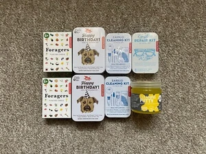 kikkerland 8 gifts ( foragers playing cards + tins + cleaning putty ) rrp £75.50 - Picture 1 of 21