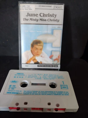 JUNE CHRISTY-THE MISTY MISS CHRISTY.FRENCH EMI  AUDIO CASSETTE ALBUM - Image 1 of 2