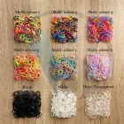 MINI HAIR ELASTICS Rubber Bands Braids Braiding Plaits Small Bands AU